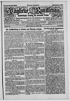 Tägliche Rundschau vom 14.05.1922