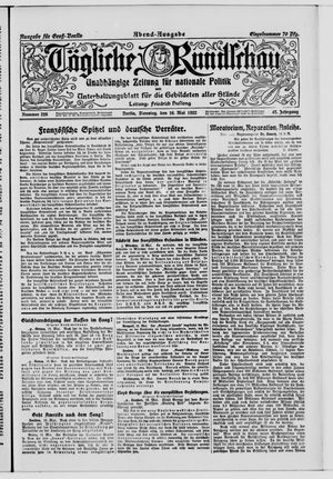 Tägliche Rundschau vom 16.05.1922