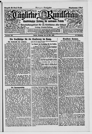 Tägliche Rundschau vom 16.05.1922