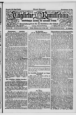 Tägliche Rundschau vom 17.05.1922