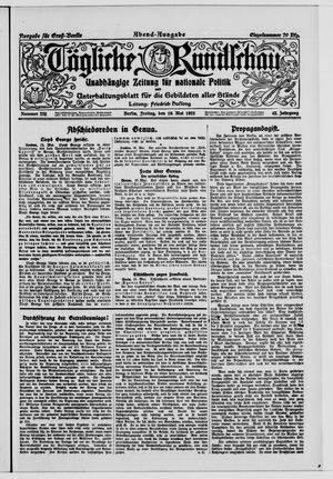 Tägliche Rundschau vom 19.05.1922