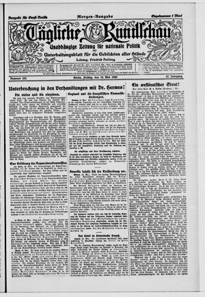 Tägliche Rundschau vom 19.05.1922