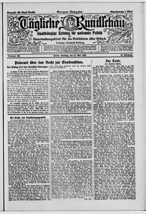 Tägliche Rundschau vom 21.05.1922