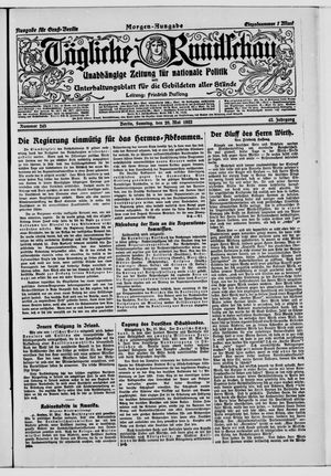 Tägliche Rundschau vom 28.05.1922