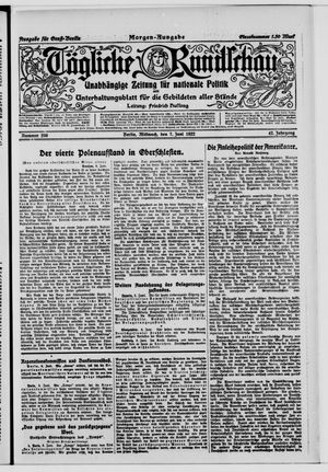 Tägliche Rundschau vom 07.06.1922
