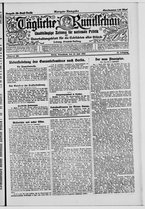 Tägliche Rundschau vom 10.06.1922