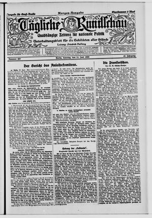 Tägliche Rundschau vom 11.06.1922