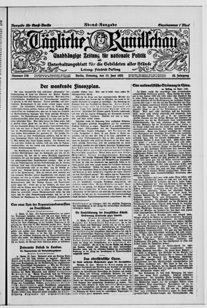 Tägliche Rundschau vom 13.06.1922
