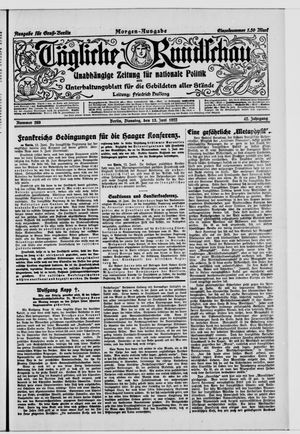 Tägliche Rundschau vom 13.06.1922