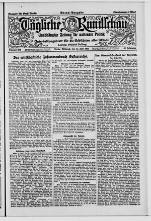 Tägliche Rundschau vom 14.06.1922