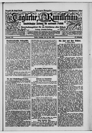 Tägliche Rundschau vom 18.06.1922