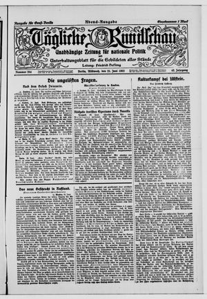 Tägliche Rundschau vom 21.06.1922