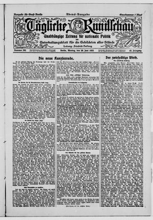 Tägliche Rundschau vom 26.06.1922