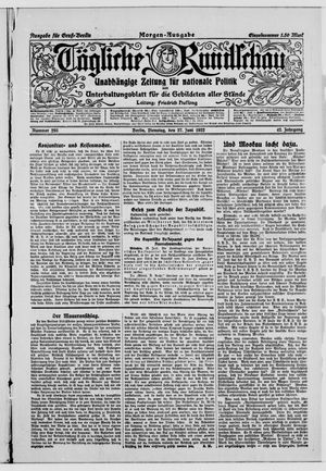 Tägliche Rundschau on Jun 27, 1922