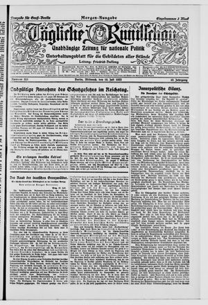 Tägliche Rundschau vom 19.07.1922