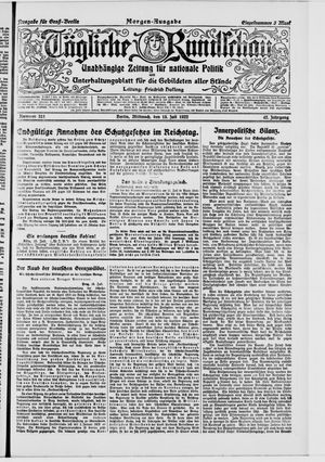 Tägliche Rundschau vom 19.07.1922