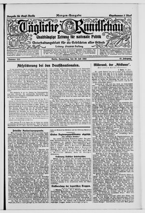 Tägliche Rundschau vom 20.07.1922
