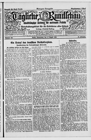 Tägliche Rundschau vom 17.08.1922