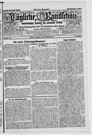 Tägliche Rundschau vom 26.08.1922