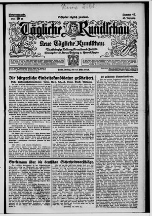 Tägliche Rundschau vom 13.03.1925