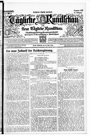 Tägliche Rundschau vom 20.05.1925