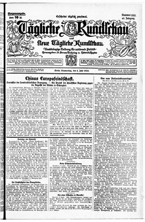 Tägliche Rundschau vom 04.06.1925