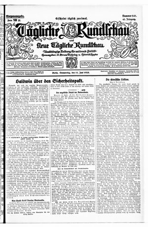 Tägliche Rundschau vom 11.06.1925