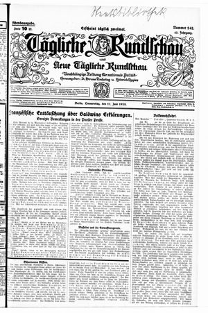 Tägliche Rundschau vom 11.06.1925