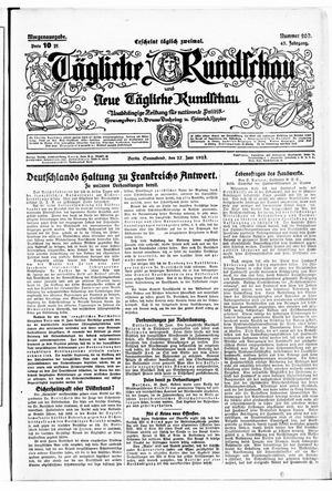 Tägliche Rundschau vom 27.06.1925
