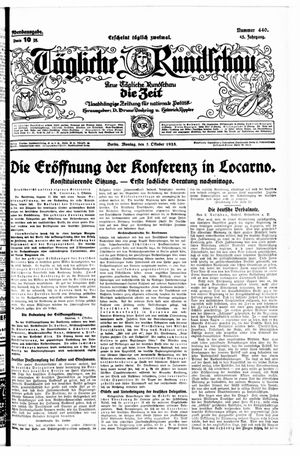 Tägliche Rundschau on Oct 5, 1925