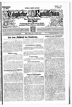 Tägliche Rundschau vom 16.10.1925