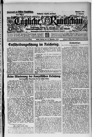 Tägliche Rundschau vom 27.11.1925
