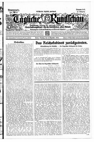 Tägliche Rundschau vom 06.12.1925