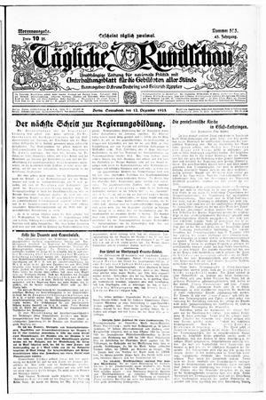Tägliche Rundschau vom 12.12.1925