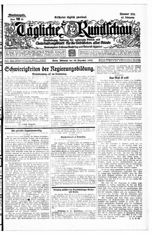 Tägliche Rundschau vom 16.12.1925