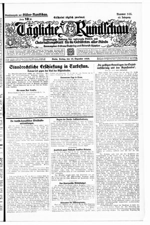 Tägliche Rundschau vom 18.12.1925