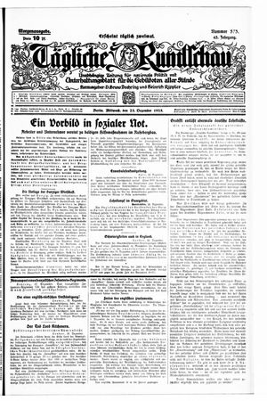 Tägliche Rundschau vom 23.12.1925
