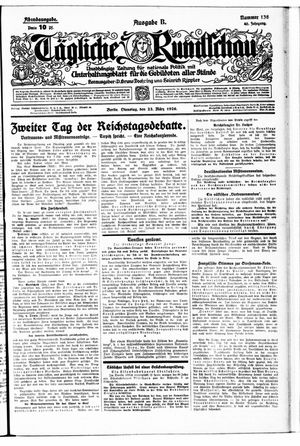 Tägliche Rundschau vom 23.03.1926
