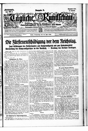 Tägliche Rundschau vom 10.06.1926