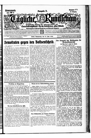 Tägliche Rundschau on Jun 17, 1926