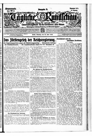 Tägliche Rundschau vom 22.06.1926