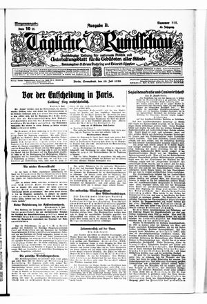 Tägliche Rundschau on Jul 10, 1926