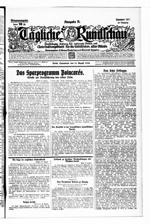 Tägliche Rundschau on Aug 21, 1926