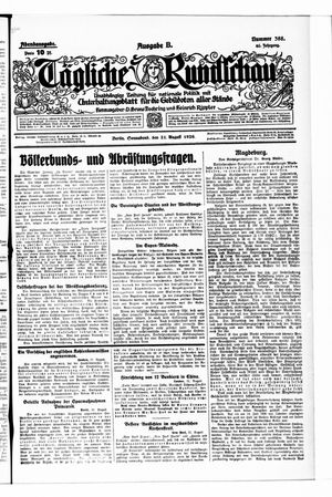 Tägliche Rundschau on Aug 21, 1926