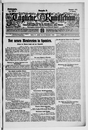 Tägliche Rundschau vom 18.09.1926