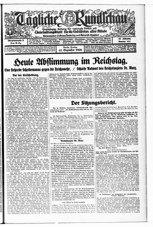 Tägliche Rundschau on Dec 17, 1926