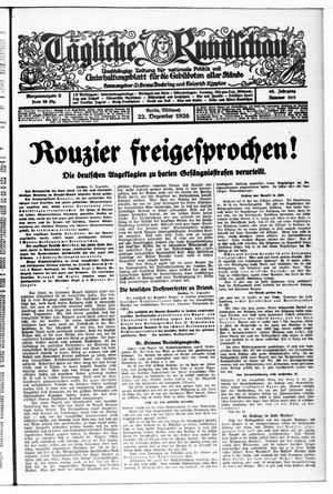 Tägliche Rundschau vom 22.12.1926