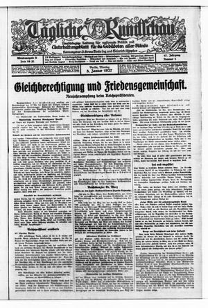 Tägliche Rundschau on Jan 3, 1927