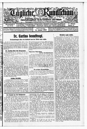Tägliche Rundschau on Jan 11, 1927