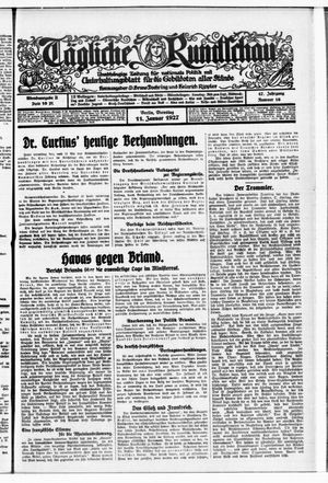 Tägliche Rundschau on Jan 11, 1927